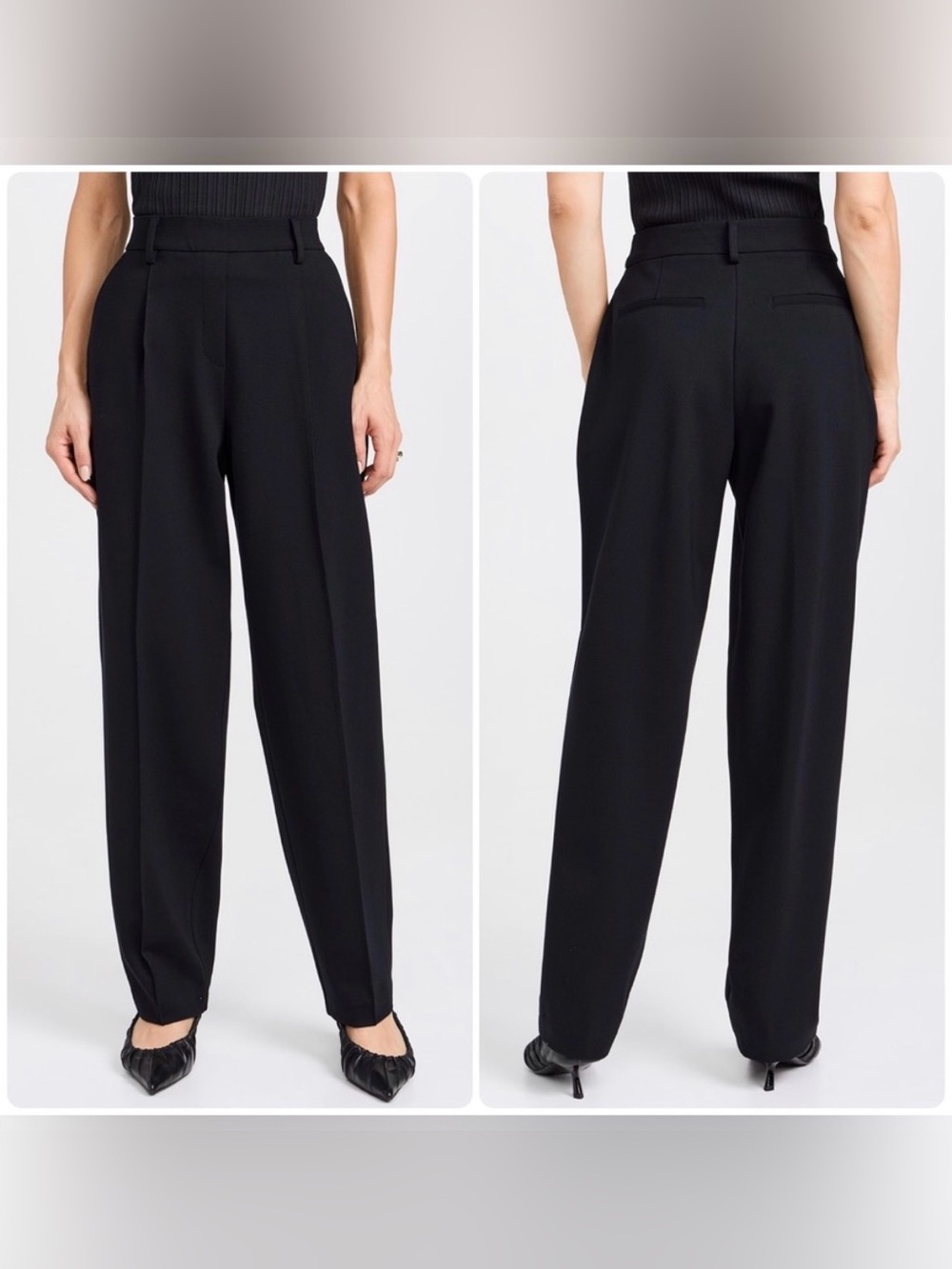 Spanx Women's Ponte Barrel Pant High-Rise Classic Black Size Medium